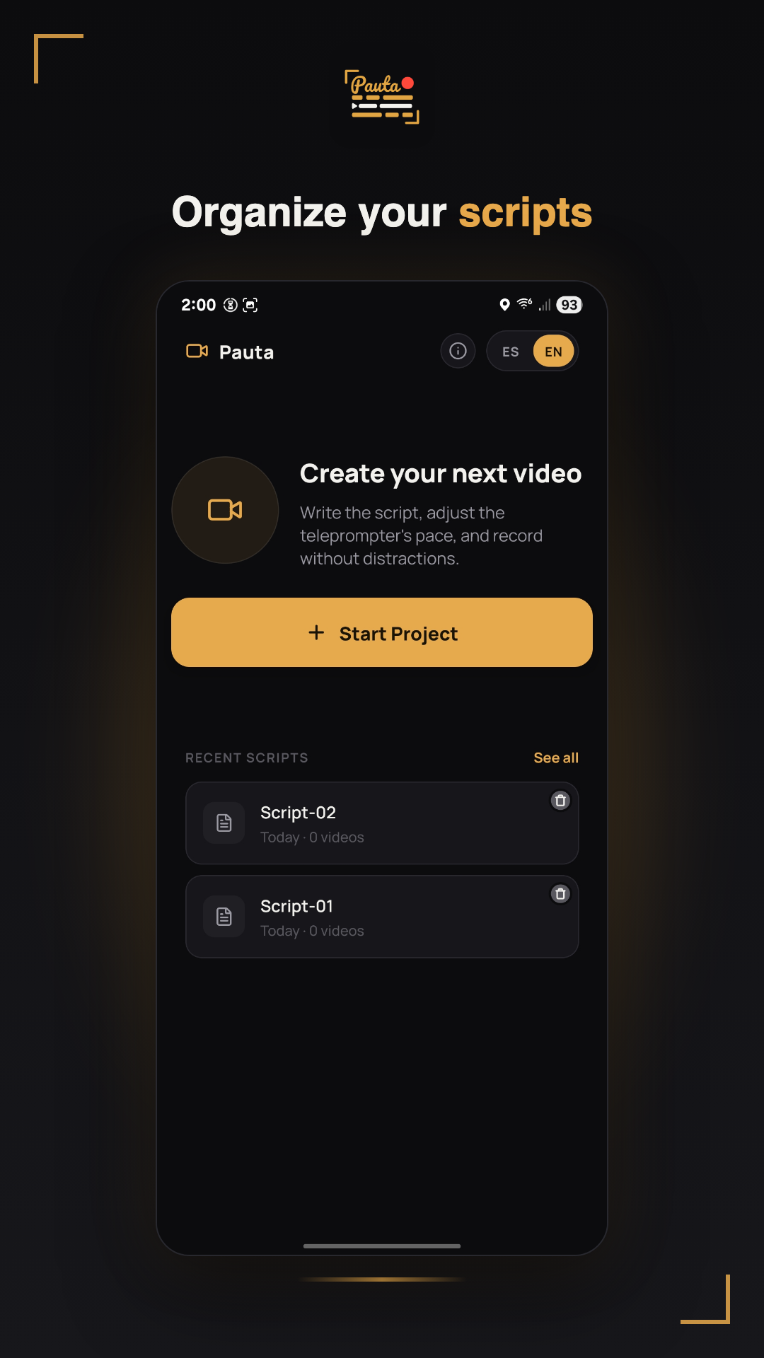 Pauta dashboard